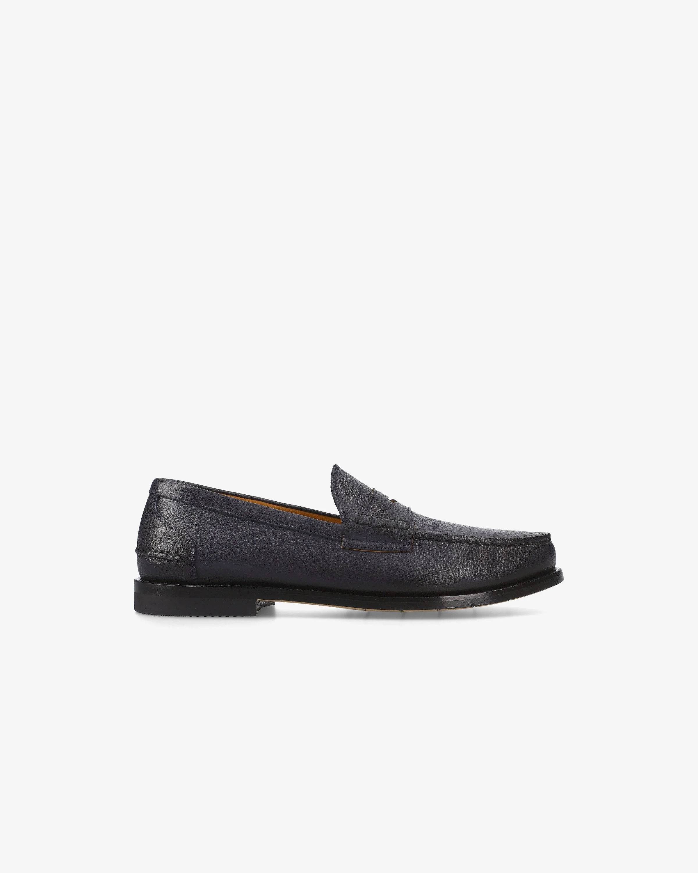 Calfskin Leather Loafer with Leather Sole
