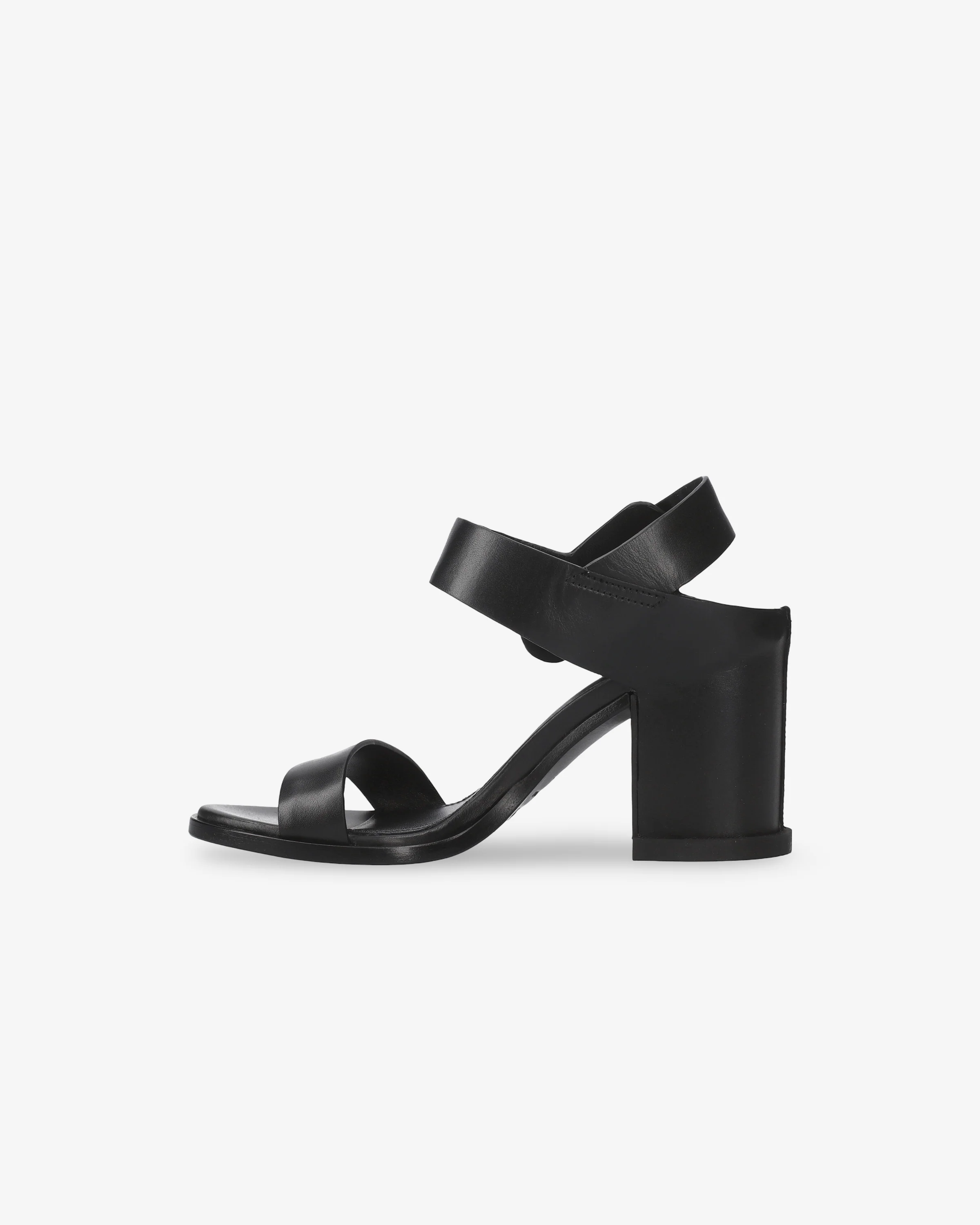 Minimal Calf Sandal with Integrated Heel