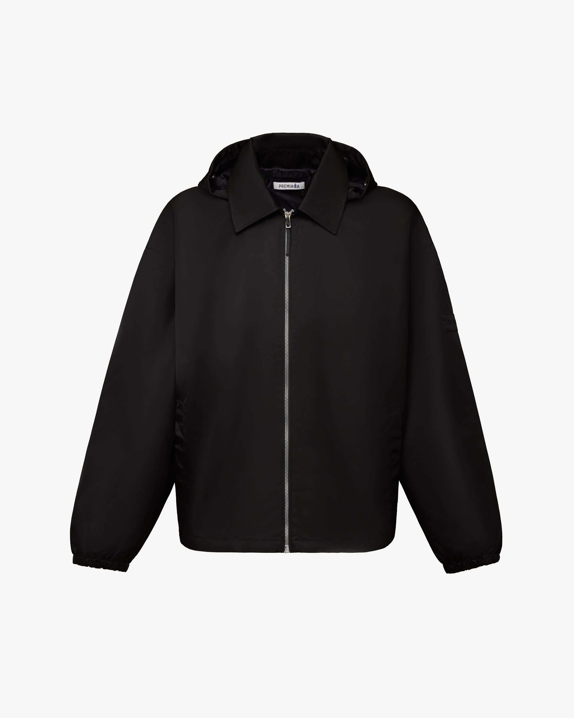 Blouson with Removable Hood Black