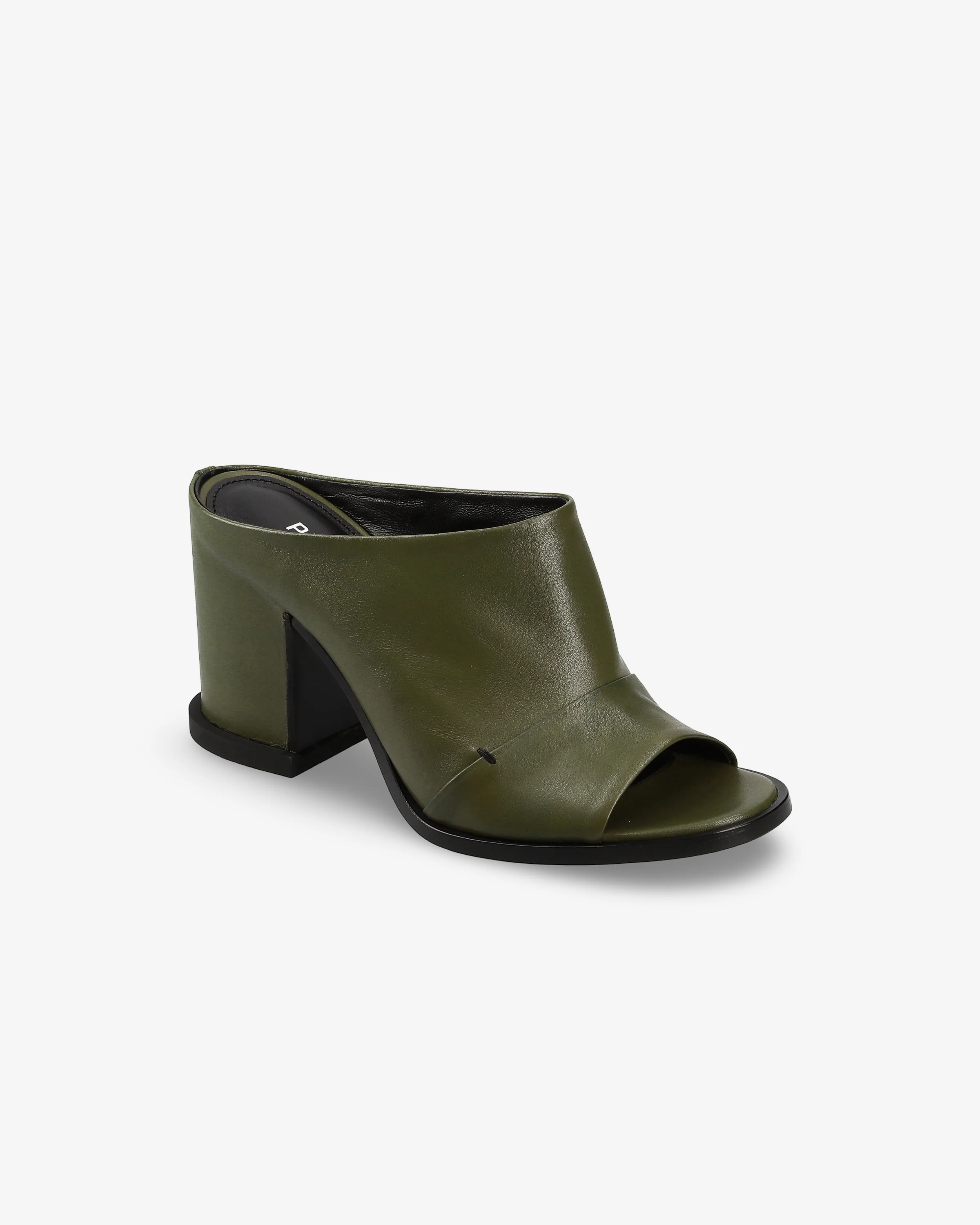 Calfskin Embedded Heel Sabot