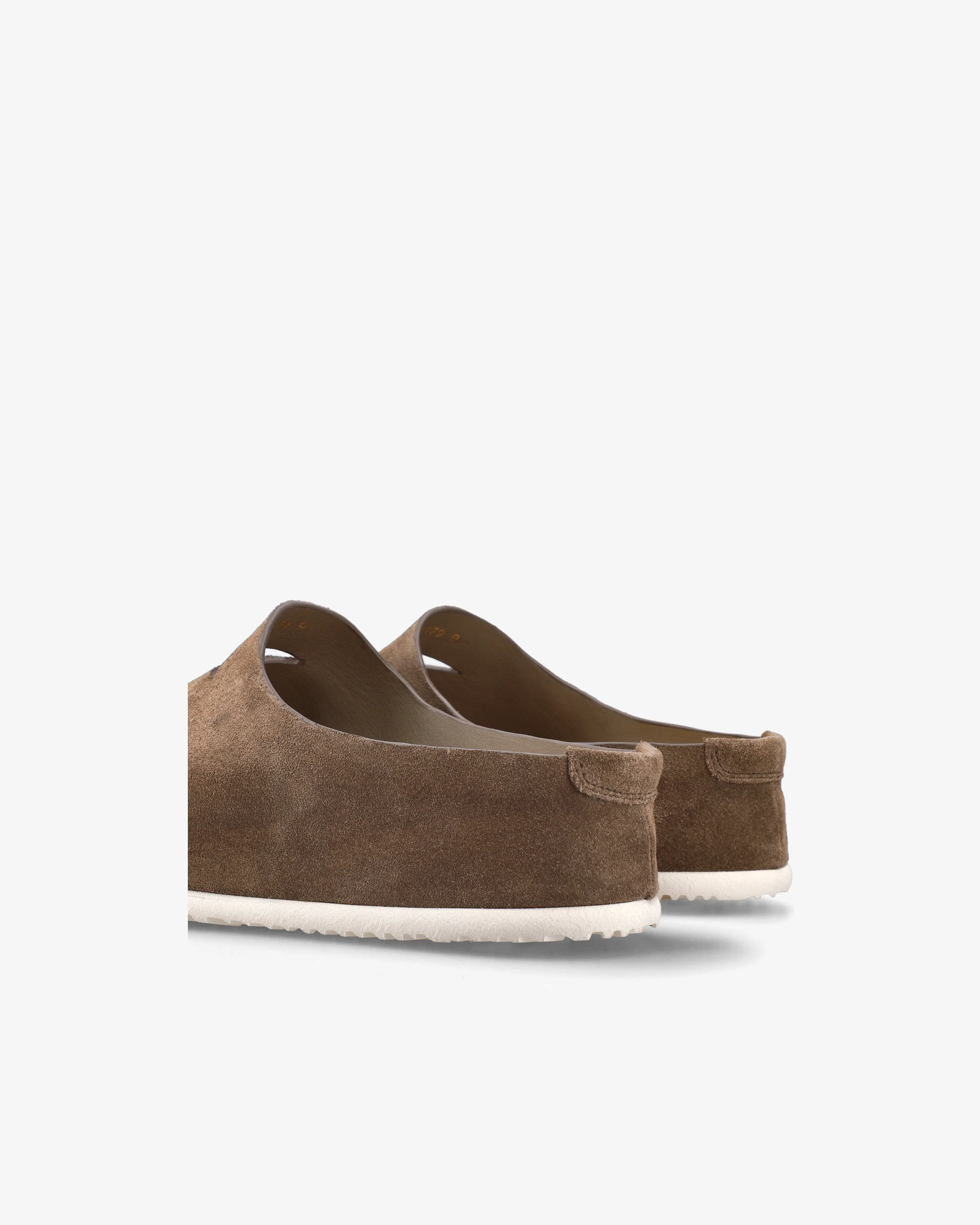 Suede clog