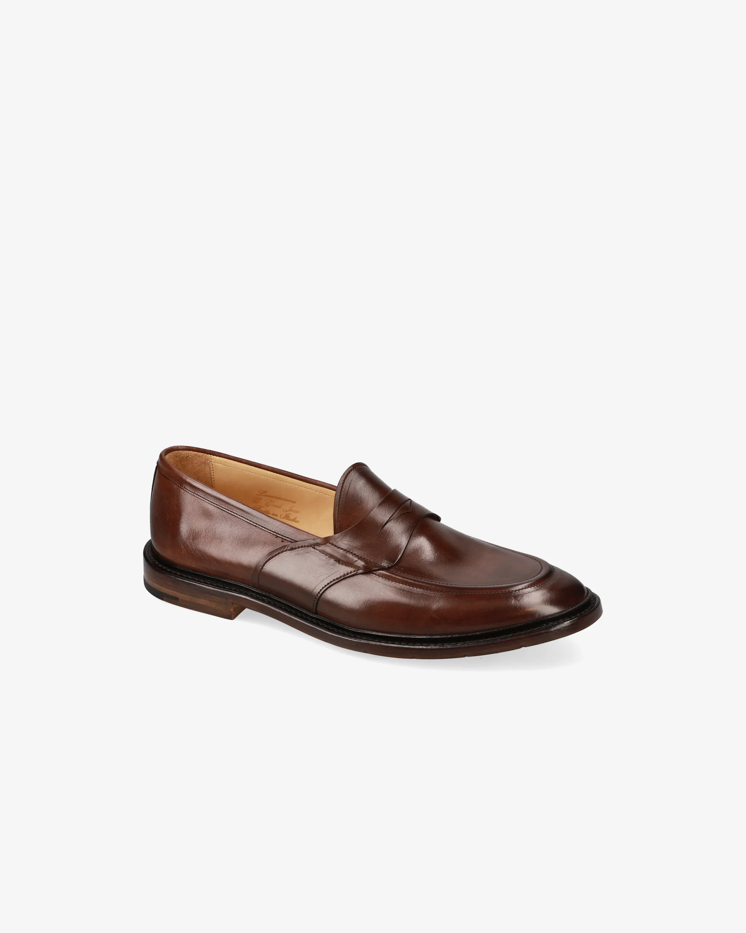 Slip-On in Pelle Marrone