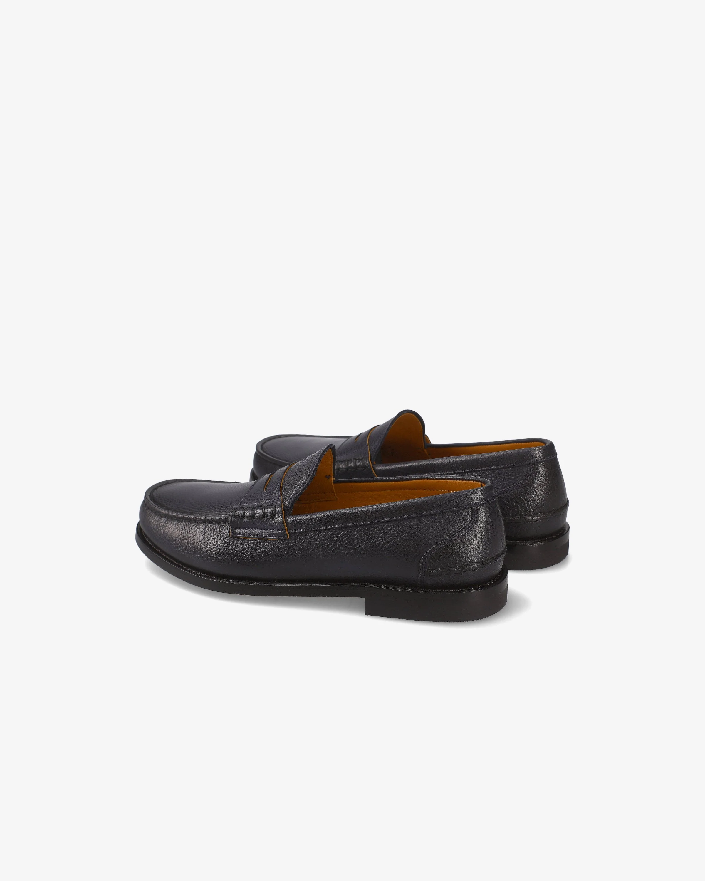 Calfskin Leather Loafer with Leather Sole