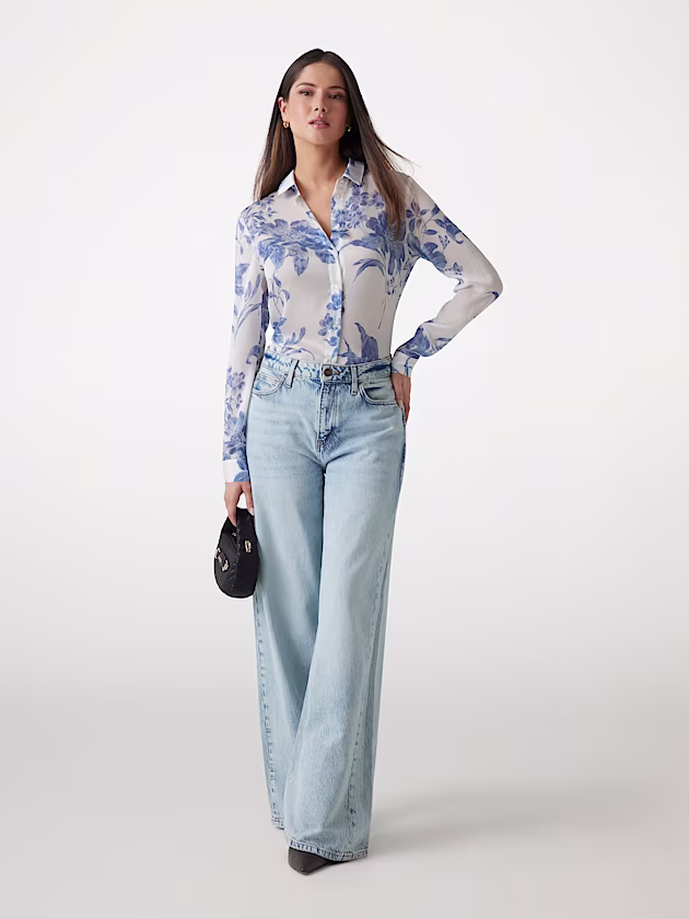 Floral-print chiffon blouse - GUESS