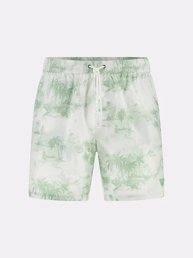 All over print swim trunks - GUESS