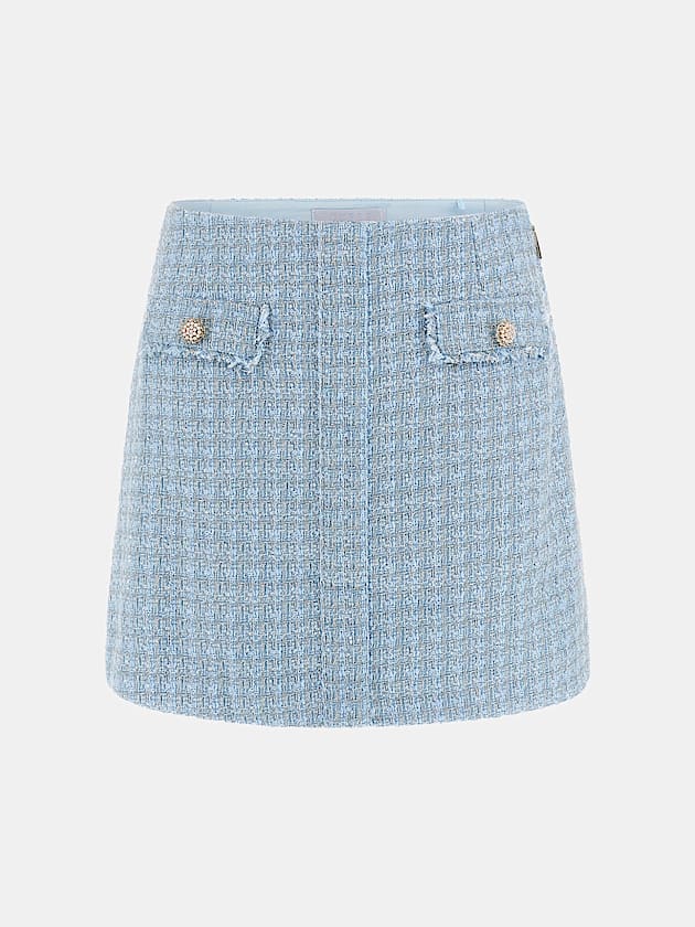 Tweed A-line skirt - GUESS