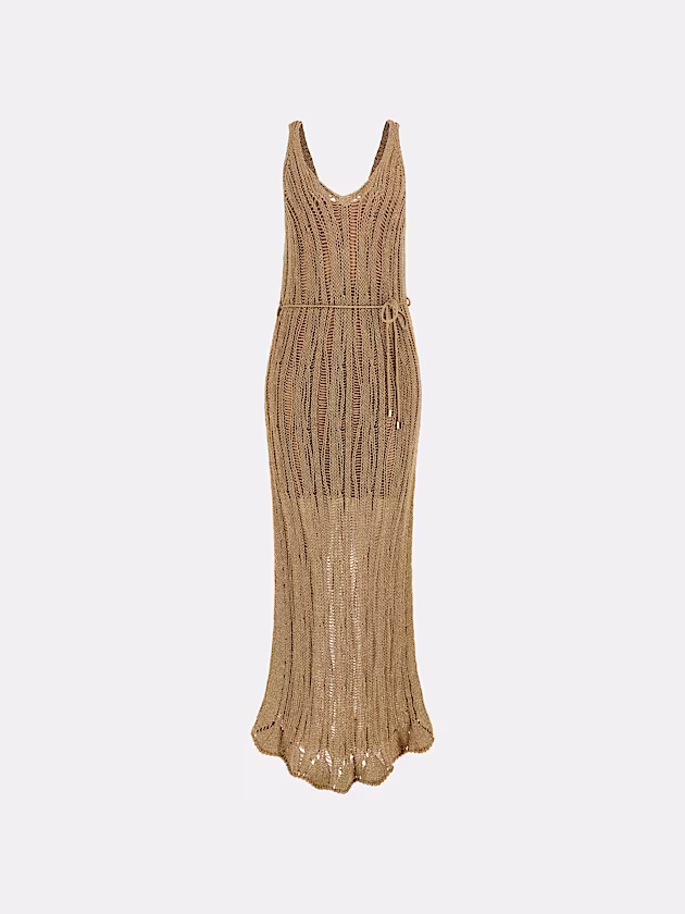 Marciano openwork knit long dress - GUESS