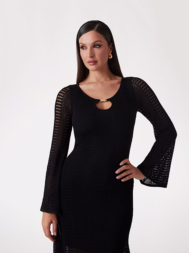 Marciano fit-and-flare mini dress - GUESS