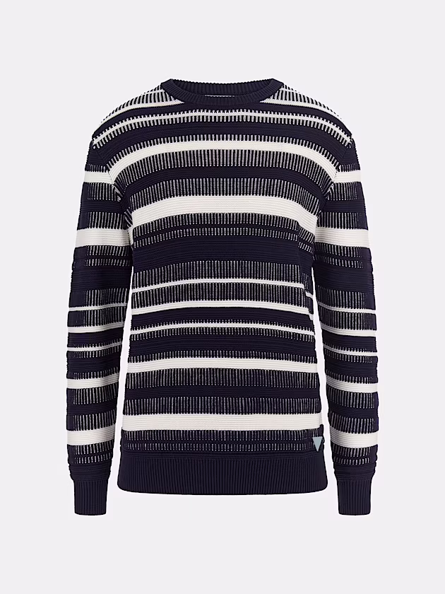 Regular-fit striped sweater - GUESS