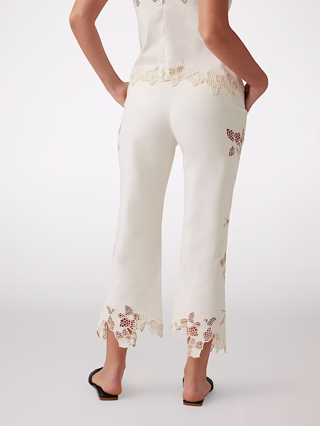 Marciano embroidered slim-fit pants - GUESS