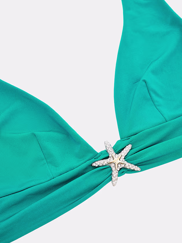 Starfish halter-neck bikini top - GUESS