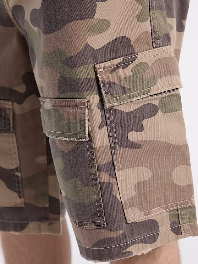 Twill cargo shorts - GUESS