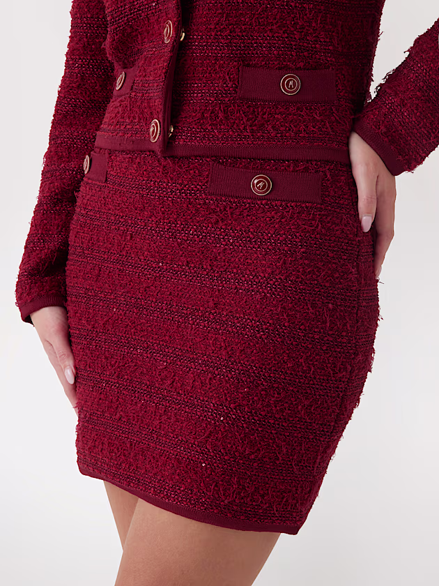 Marciano bouclé mini skirt - GUESS