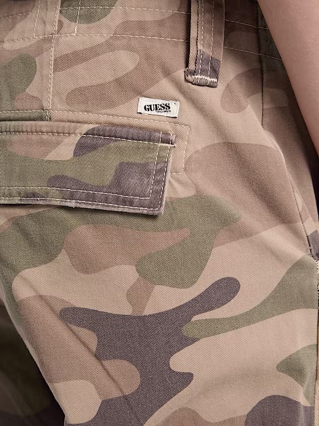 Twill Cargo Pants - GUESS