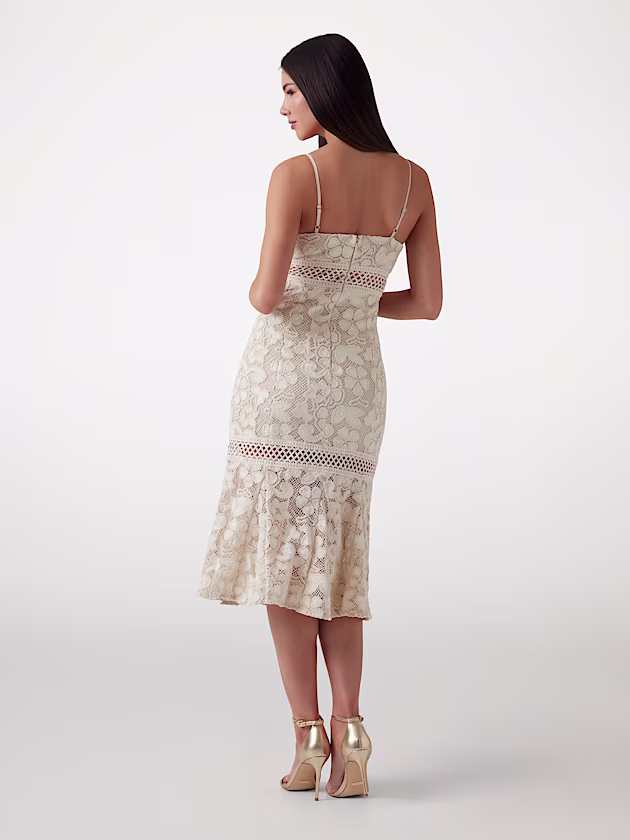 Lace midi dress - GUESS
