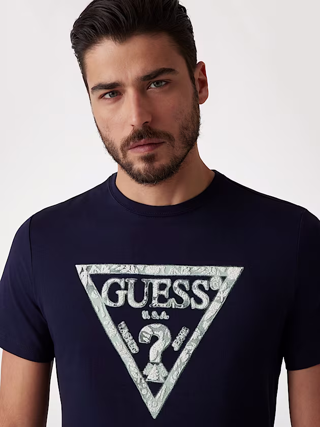 Triangle logo T-shirt - GUESS