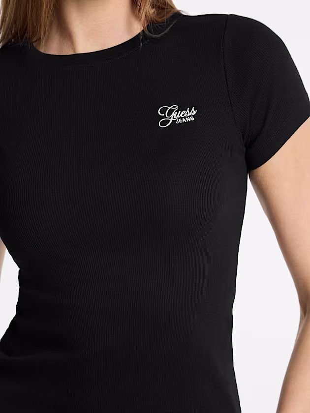 Embroidered slim t-shirt - GUESS