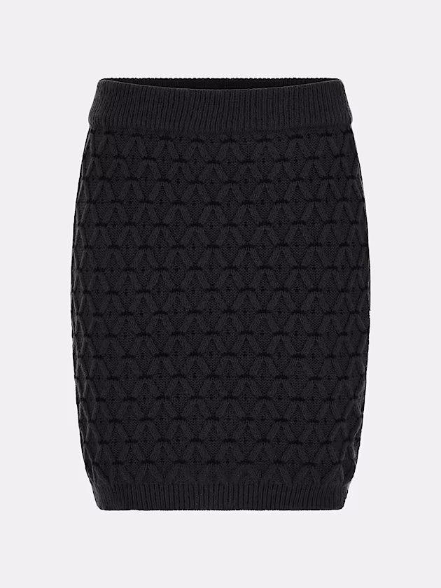 Cross stitch sweater mini skirt - GUESS