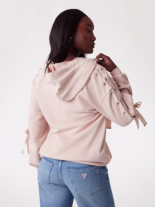 Lace up sweatshirt - GUESS