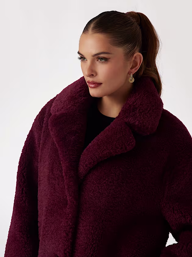 Faux fur coat - GUESS