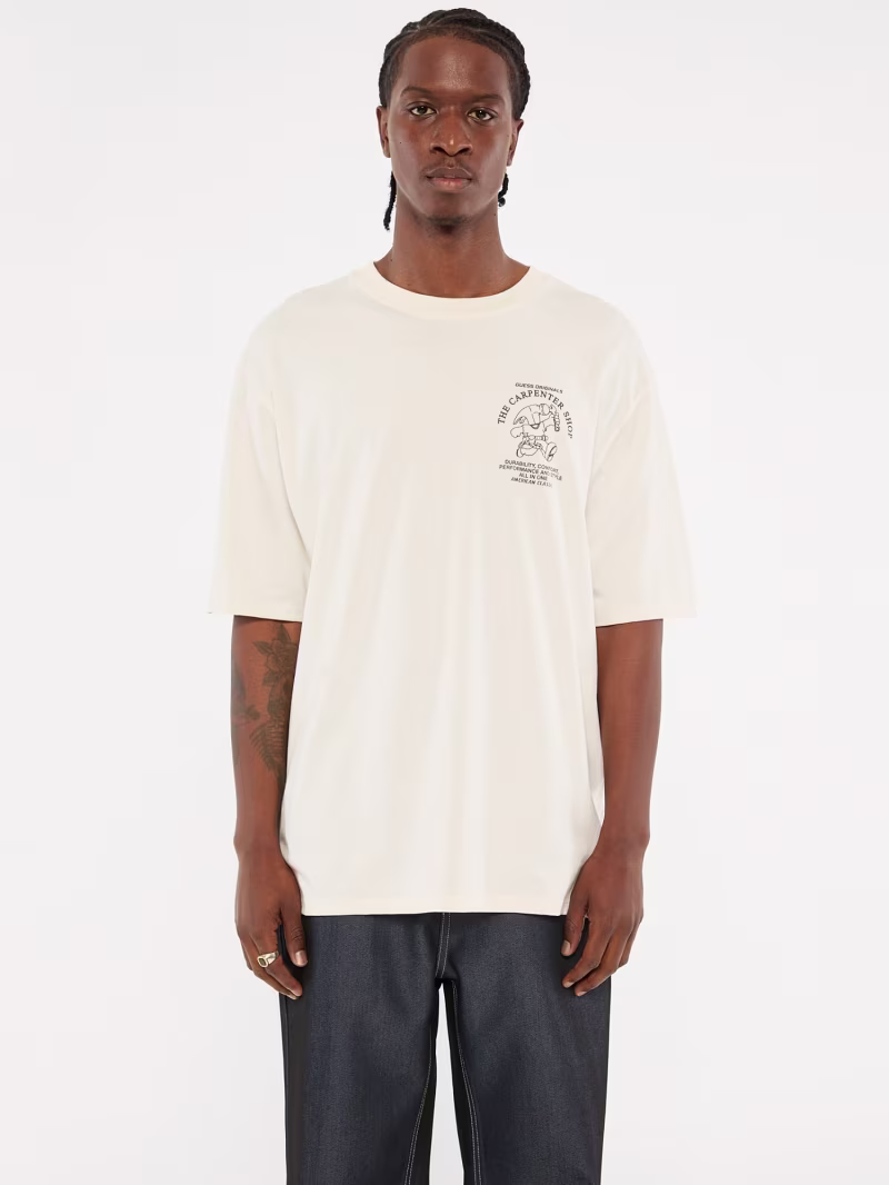 Carpenter Crewneck Tee - GUESS