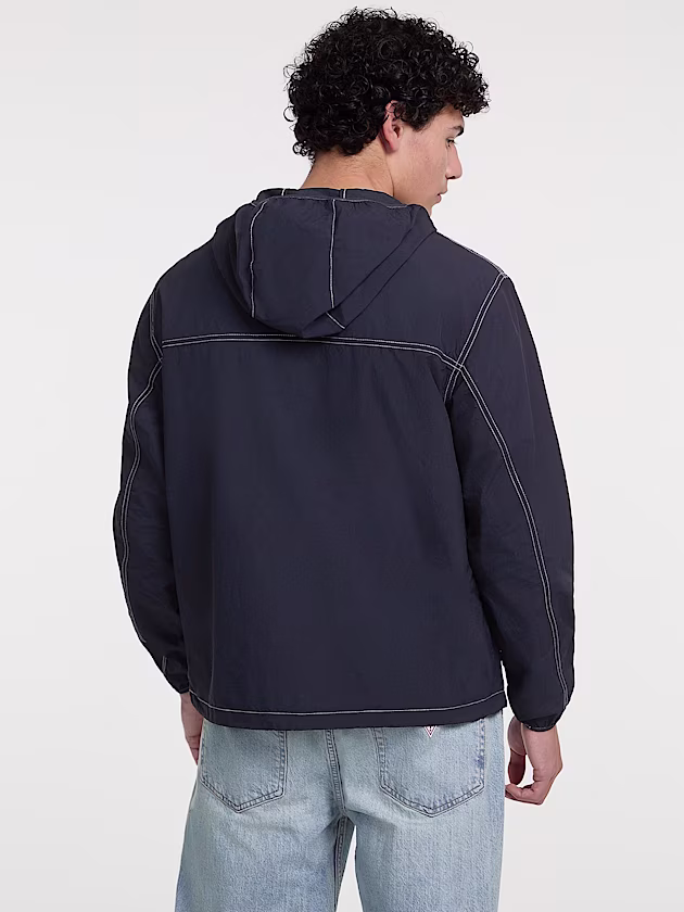 Nylon packable windbreaker - GUESS
