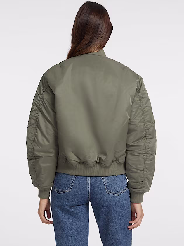 Nylon Bomber Jacket - GUESS