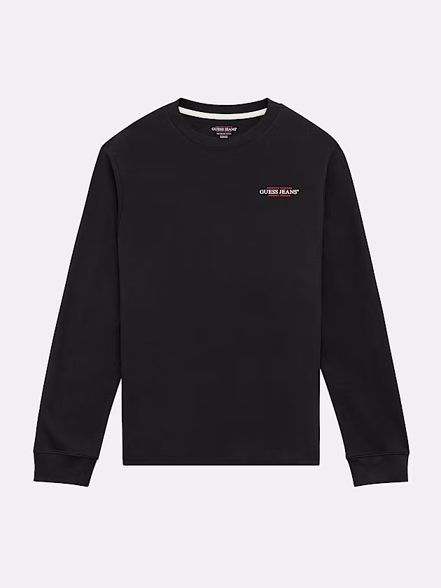 Slim American Tradition Long-Sleeve Tee - GUESS