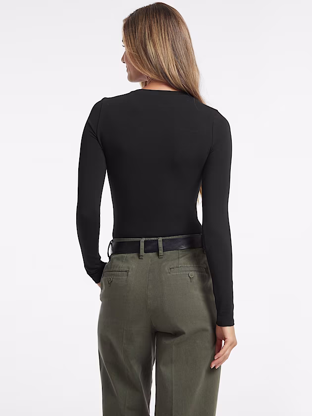 Embroidered Logo Bodysuit - GUESS