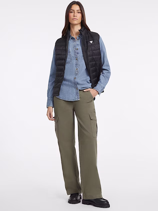 Nylon Puffer Vest - GUESS