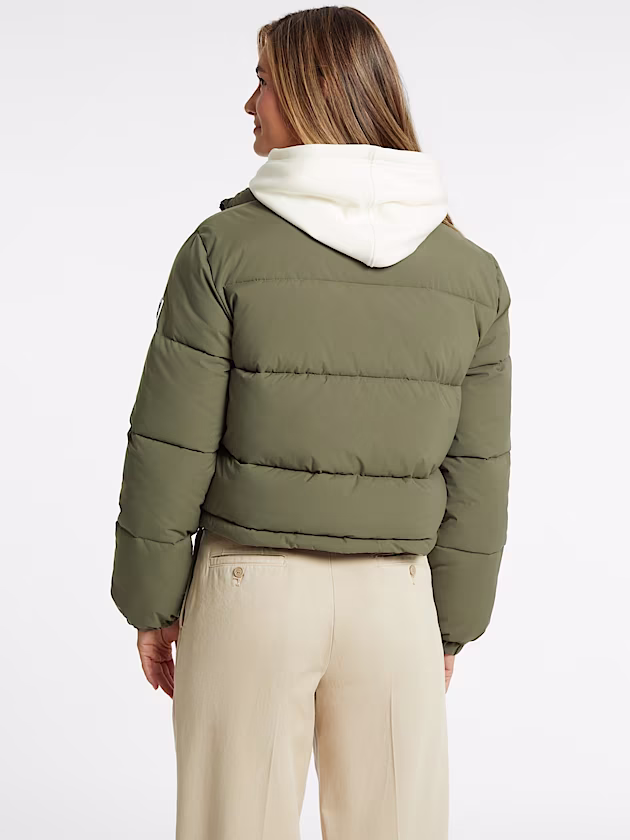 Crop Puffer Jacket - GUESS