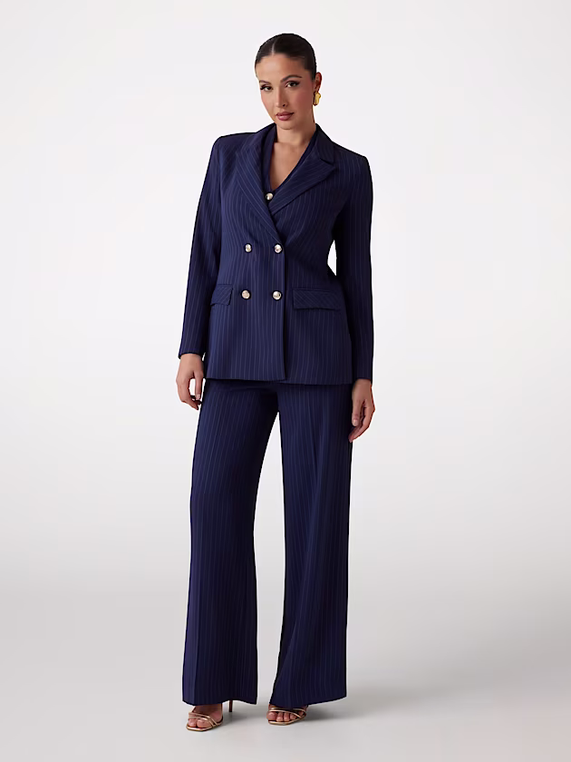 Marciano wide-leg pinstriped pants - GUESS