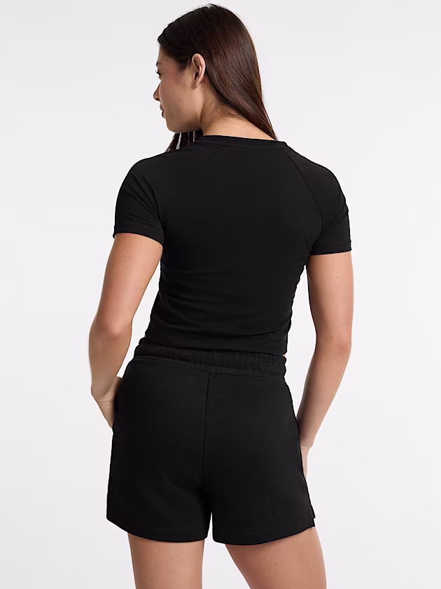 Cropped logo t-shirt - GUESS