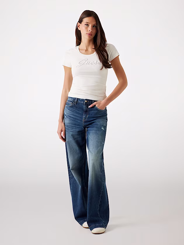 Embroidered logo T-shirt - GUESS