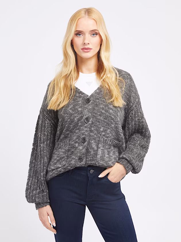 Front pockets cardigan - GUESS