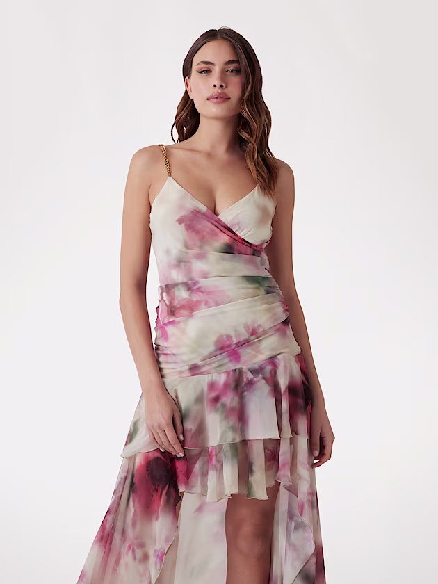 Marciano floral-print long dress - GUESS