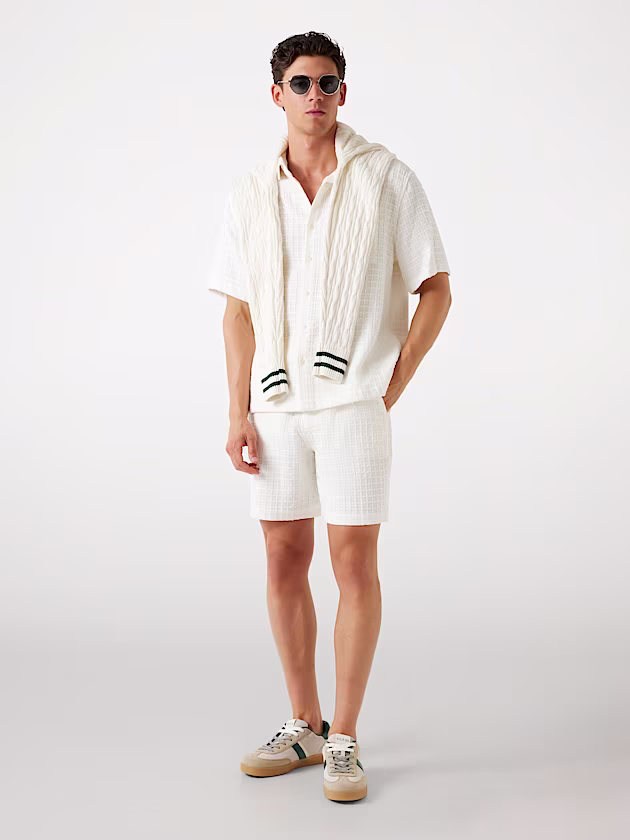 Checked texture shorts - GUESS