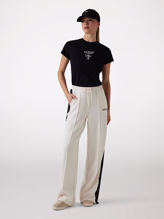 Front logo stretch t-shirt - GUESS