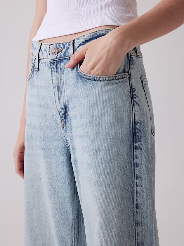 Bellflower wide leg jeans - GUESS