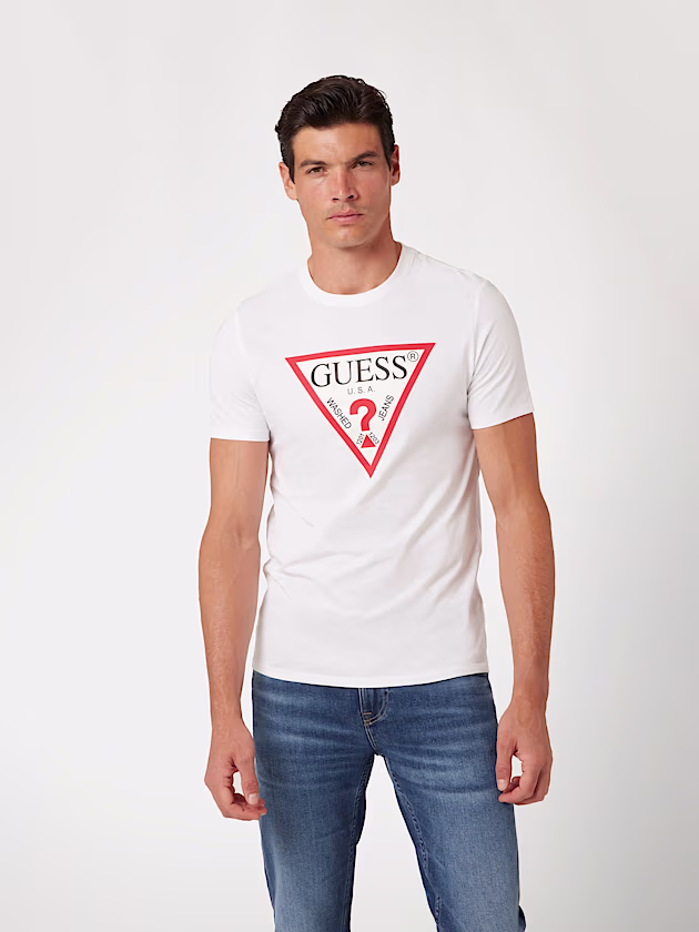 Triangle logo t-shirt - GUESS