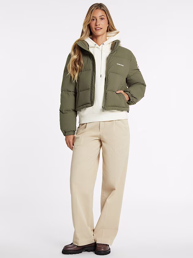Crop Puffer Jacket - GUESS