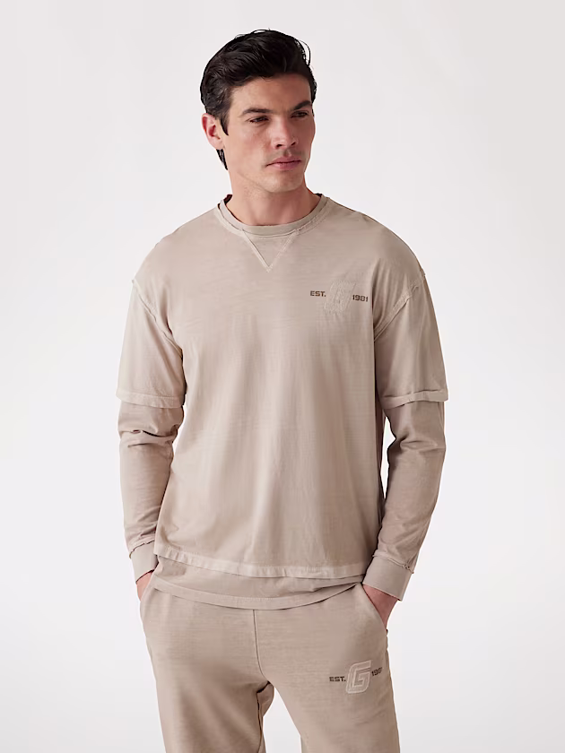 Double layer t-shirt - GUESS