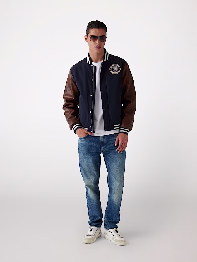 Twill college jacket - GUESS