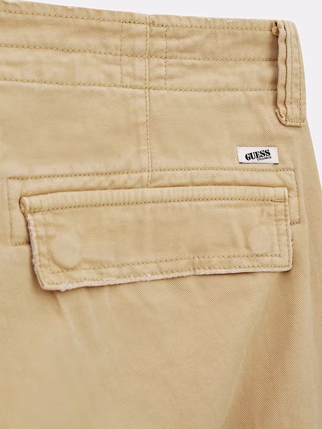 Twill Cargo Pants - GUESS