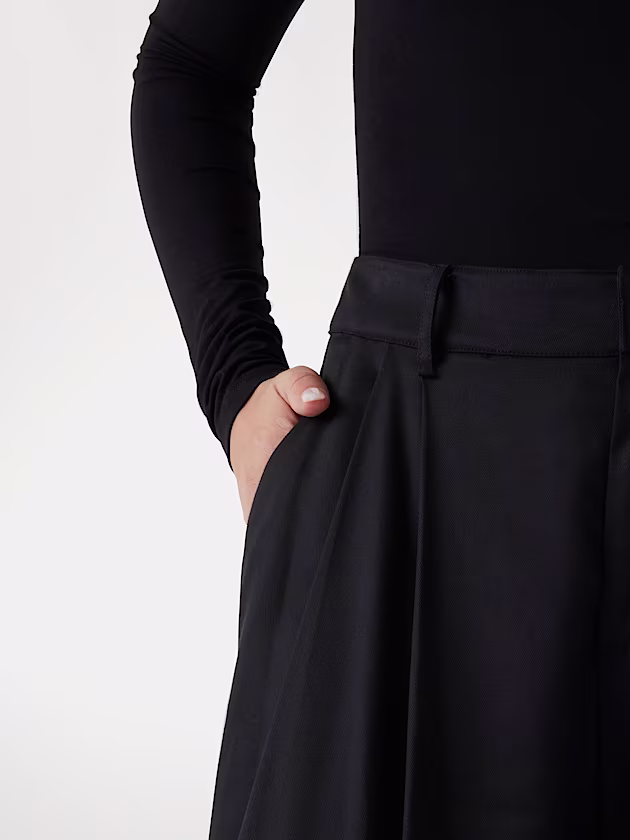 Darted wide leg trousers - GUESS
