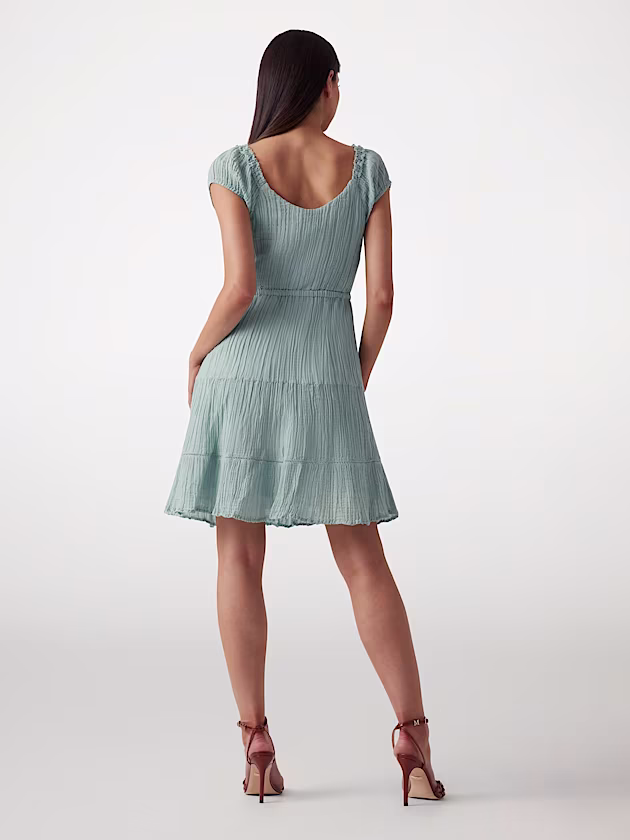 A-line gauze dress - GUESS