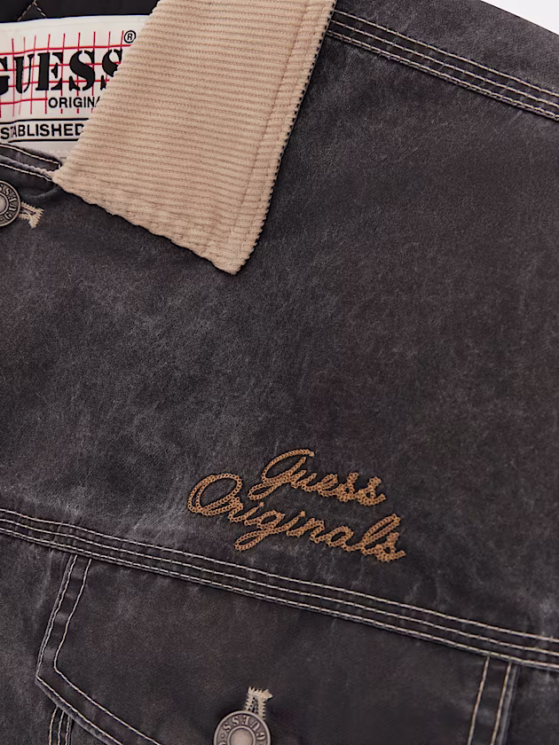 Nylon trucker jacket - GUESS