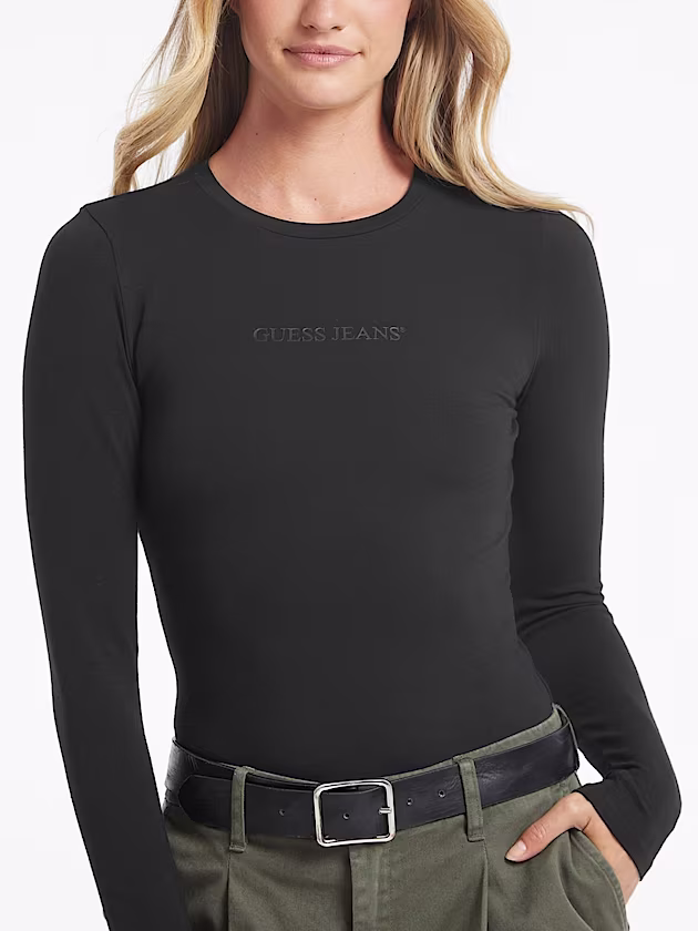 Embroidered Logo Bodysuit - GUESS