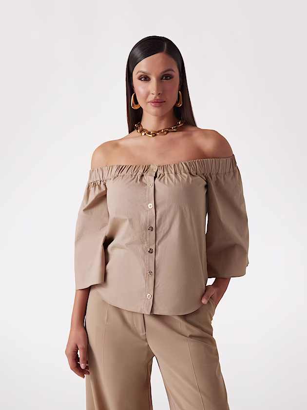 Marciano off-shoulder shirt - GUESS