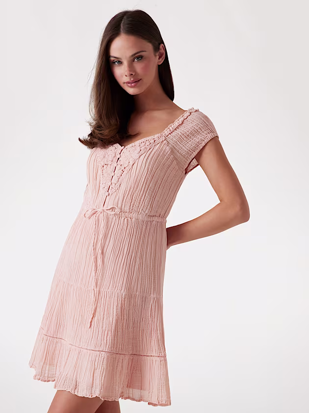 A-line gauze dress - GUESS